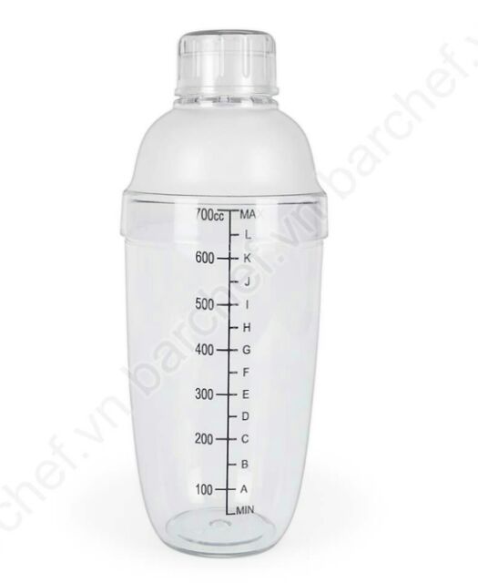 Bình lắc pha chế shaker Cocktail trà sữa 700ml nhựa có chia vạch | BigBuy360 - bigbuy360.vn