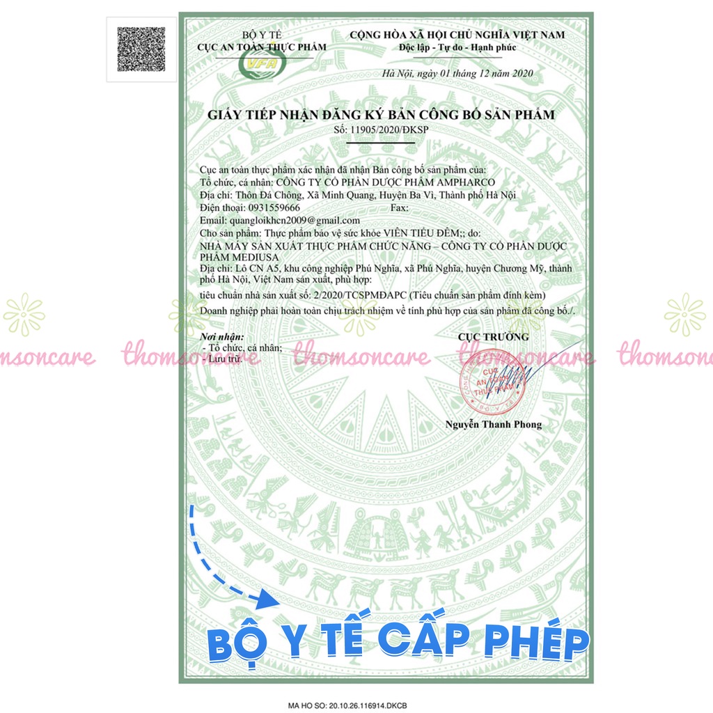 Viên Tiểu Đêm - Từ Trinh nữ Hoàng Cung, Hoàng Cầm giúp  bổ thận giảm tiểu đêm, tiểu buốt dùng cho cả nam nữ - Hộp 30viên