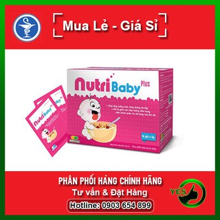 Cốm Vi Sinh Nutri Baby Plus - Dành Cho Trẻ Sơ Sinh Viêm Đường Hô Hấp (Hộp 16 gói)