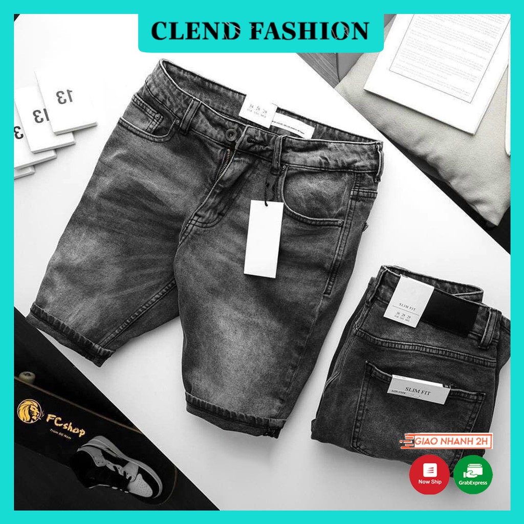 Quần Short , Quần Sọt Jean Nam Clend Fashion Chất Liệu Demin Co giãn Thoáng Mát Thời Trang Cao Cấp KV17