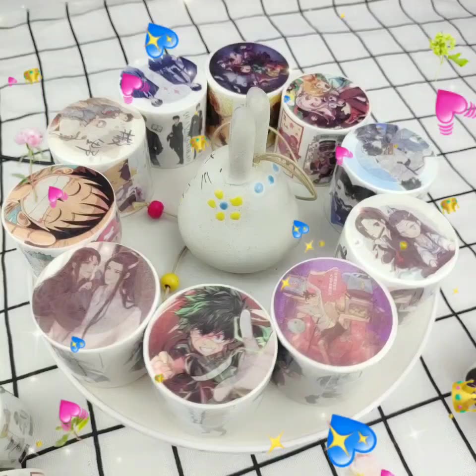 Băng dính washi tape TNT TFBOYS Dịch Dương Thiên Tỉ Vương Nguyên Vương Tuấn Khải