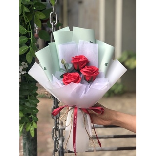 Bó hoa sáp 3 bông Nt91021