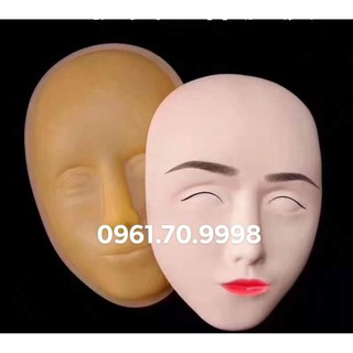 Set Da giả 5D tập phun xăm mà, môi, mí (gồm giá đỡ bằng nhựa và da 5D)