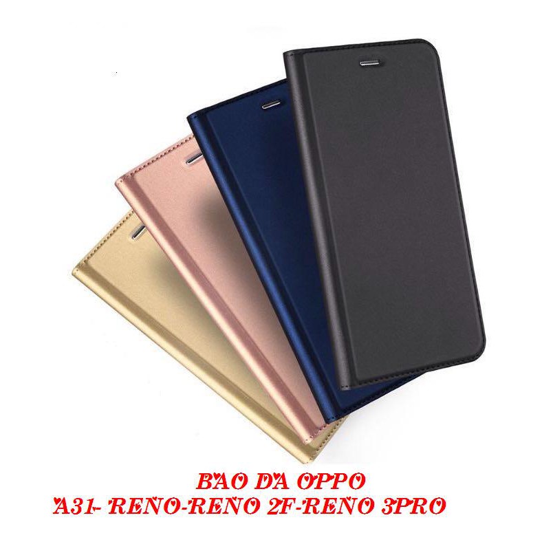 Bao Da Oppo A31- Oppo Reno- Oppo Reno 2- Oppo Reno 2F ( Có Ngăn Để Tiền, Thẻ).