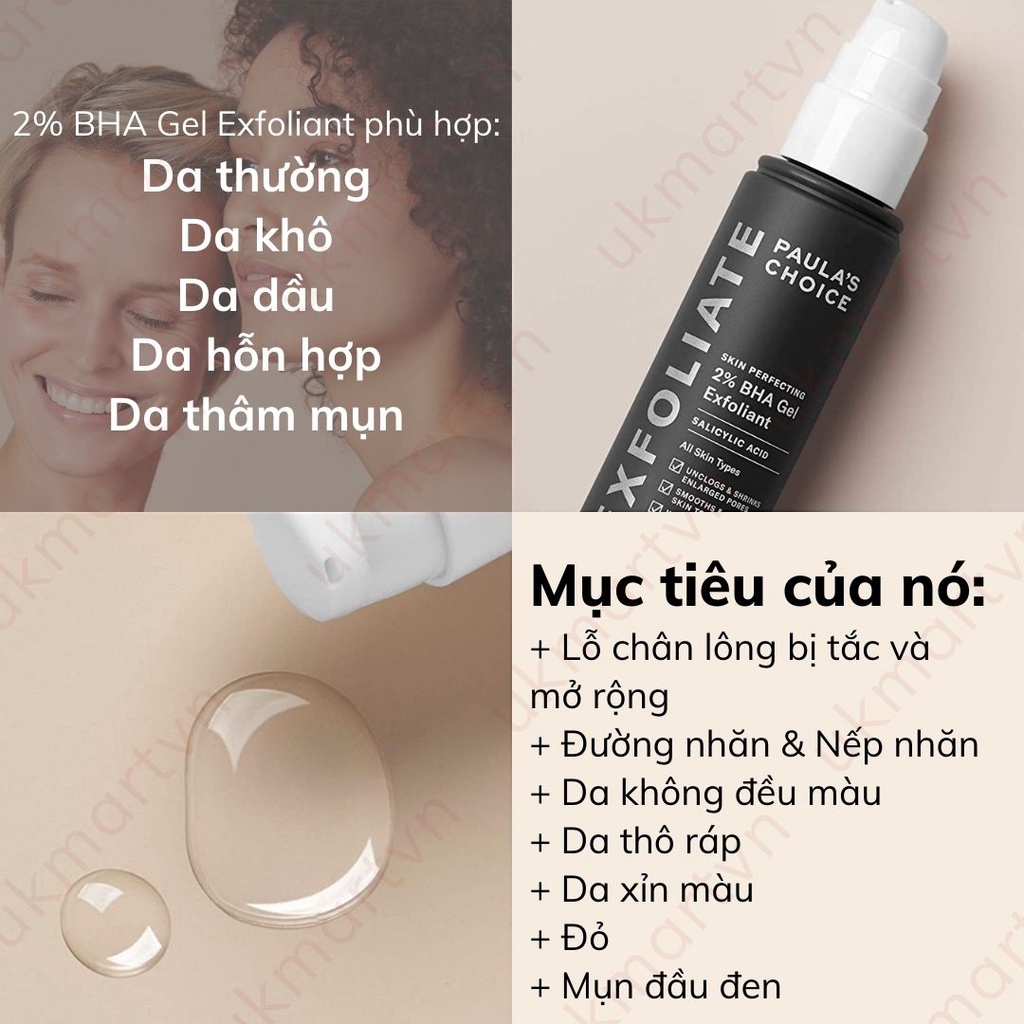 Dung dịch loại bỏ tế bào chết Paula's Choice 2% BHA 30ml Mã 2016 | BigBuy360 - bigbuy360.vn