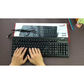 Bàn phím Genius Value Desktop Keyboard USB Black