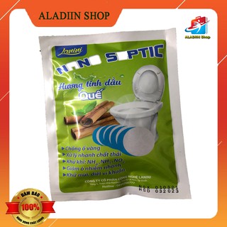 Viên khử mùi bồn cầu [ Hương Quế ]Viên nén bồn cầu khử mùi , chống ố vàng, kháng khuẩn viên sủi Nano Septic