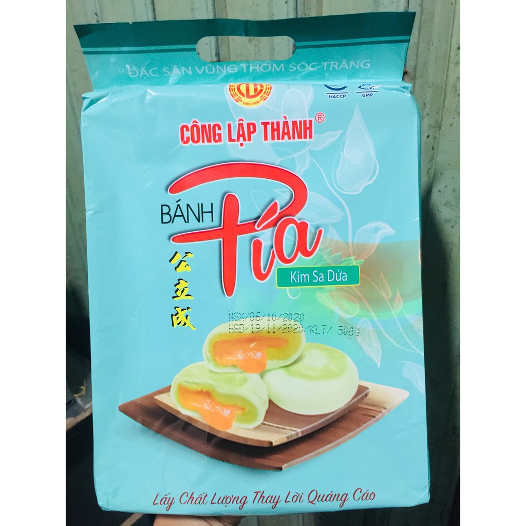 BÁNH PÍA KIM SA CÔNG LẬP THÀNH NHÂN DỨA VÀ TRỨNG MUỐI TAN CHẢY