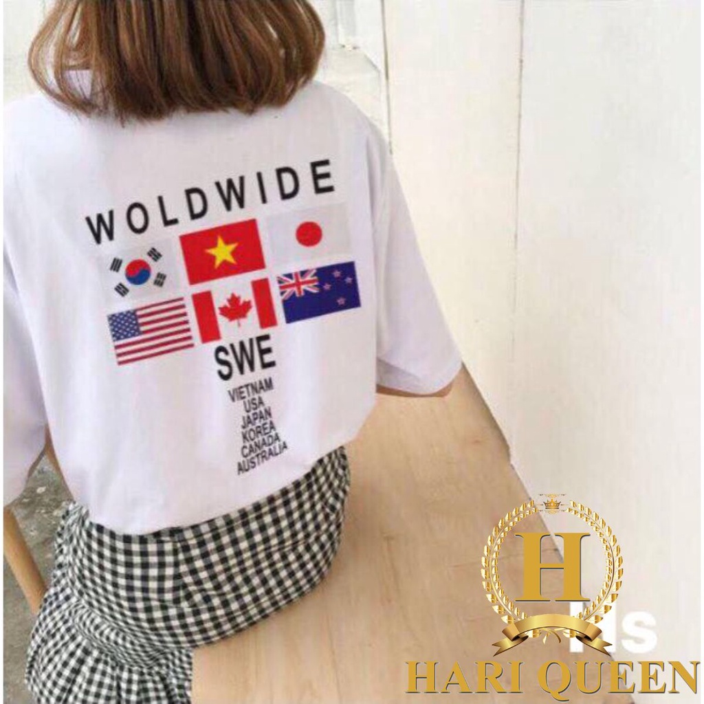 Áo phông World Cờ các nước HSU0603