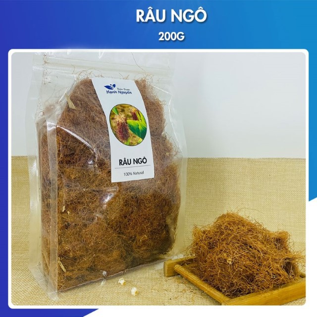 200g Râu Ngô (Trà dâu ngô mát gan, thanh nhiệt, giải độc, lợi tiểu, chữa sỏi thận)