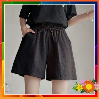 Quần đùi, quần short nữ chất đũi mặc siêu mát