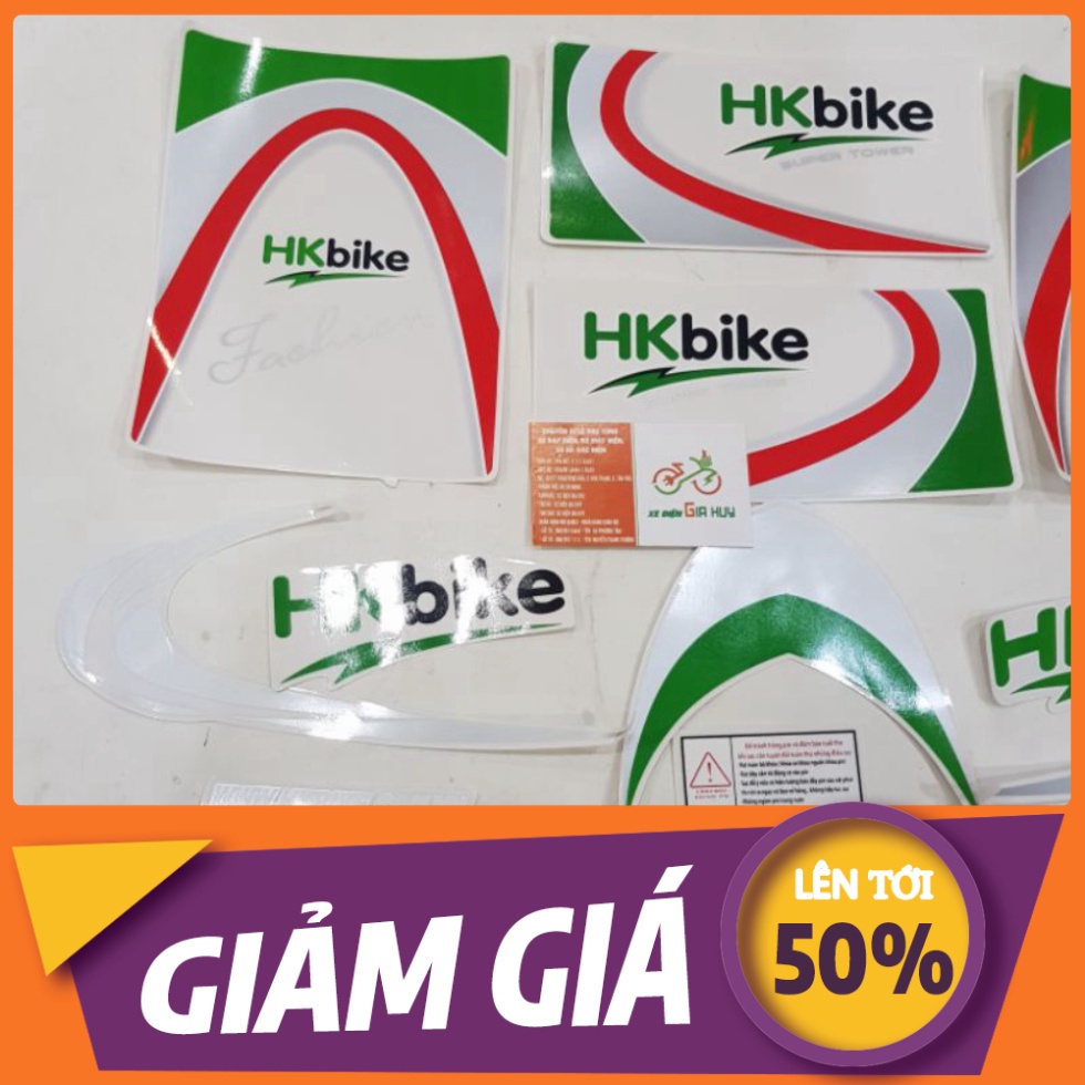 TEM XE ĐẠP ĐIỆN HKBIKE XE ĐIỆN HUY