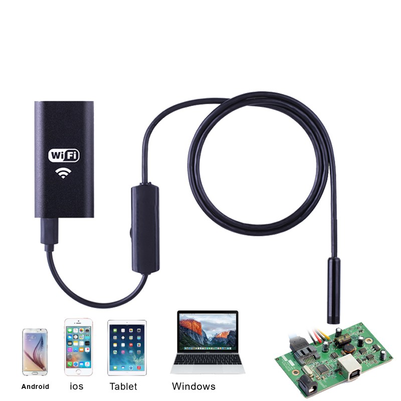 CAMERA NỘI SOI CHỐNG NƯỚC DÙNG CHO ĐIỆN THOẠI LED HD WIFI ENDOSCOPE - CAMERA NỘI SOI BUỒNG ĐỐT ĐỘNG CƠ XE MÁY