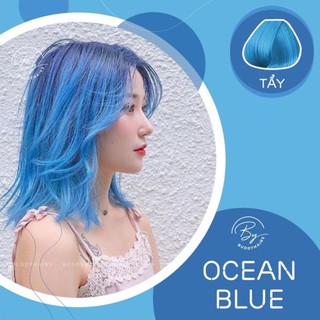 Thuốc nhuộm tóc màu Xanh ngọc / Ocean Blue cần dùng Thuốc tẩy tóc của Buddyhairs, Buddy.hairs , Buddyhair