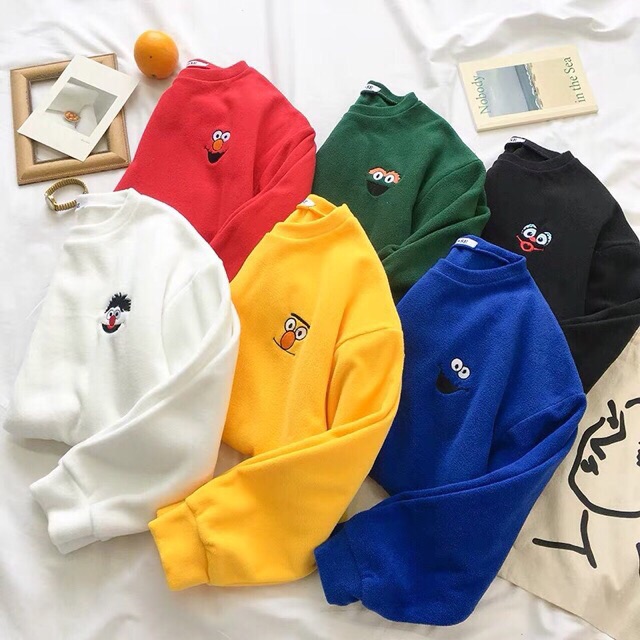 (Mua 1 tặng 1 phần quà) Áo quảng châu nam & nữ ,unisex,ulzzang,có ngoại cỡ ,BIGsize ,nỉ bông cao cấp,sweater logo thú | BigBuy360 - bigbuy360.vn