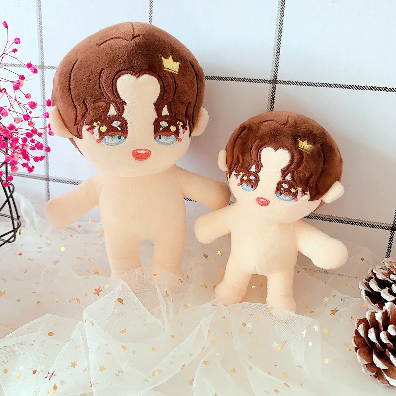 Thú Nhồi Bông 15 / 20cm Dễ Thương Cho Fan Bts Tiểu Chiến Xiao Zhan Exo