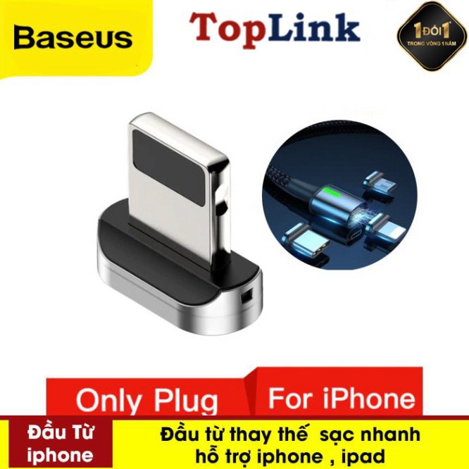 Chân Sạc Từ Thay Thế Cho Dòng Cáp Sạc Từ Của Baseus Sạc Nhanh Cho Các Dòng Điện Thoại ( Micro USB/Lightning/Type C)