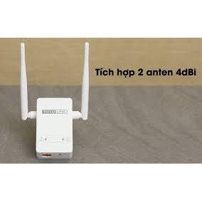 [Mã ELFLASH5 giảm 20K đơn 50K] Bộ Mở Rộng Sóng Wifi TOTOLINK EX200 Chuẩn N Tốc Độ 300Mbps - Chính habfx BH 24 tháng