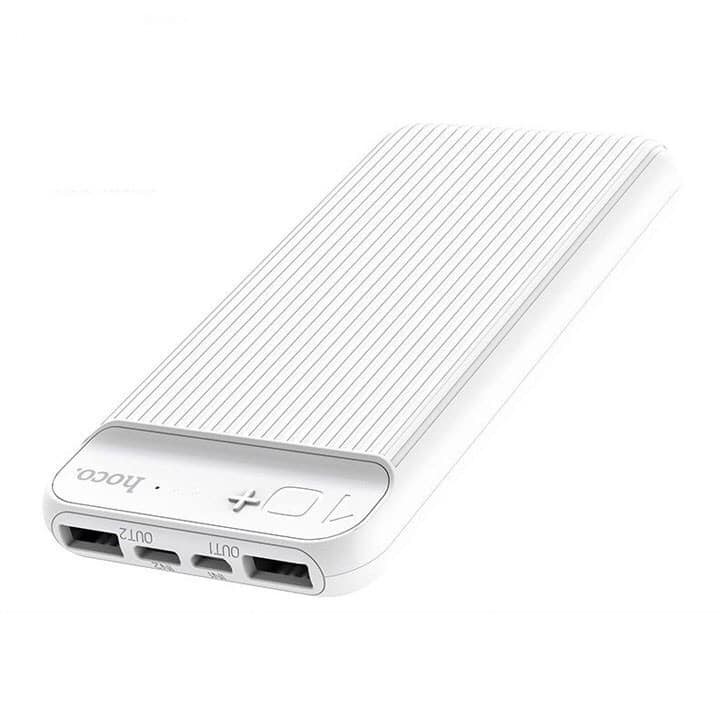 PIN SẠC DỰ PHÒNG POLYMER A+ 2 CỔNG USB 2.0A 10000MAH HOCO J52 ĐÈN LED SIÊU MỎNG SẠC NHANH. CHÍNH HÃNG  - BH 12 THÁNG