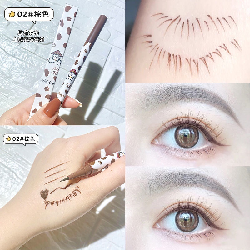 Bút Kẻ Mắt Dạng Lỏng Màu Đen Nhanh Khô Lâu Trôi Chống Thấm Nước