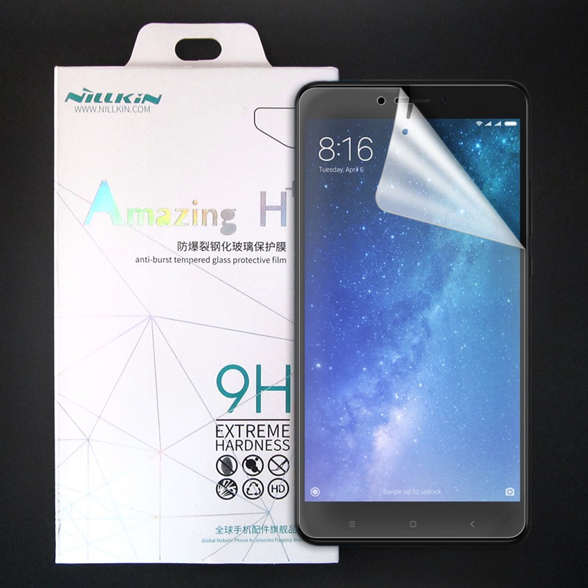 Miếng dán Nano Xiaomi Mi Max 2 hiệu Nillkin siêu dẻo trong suốt