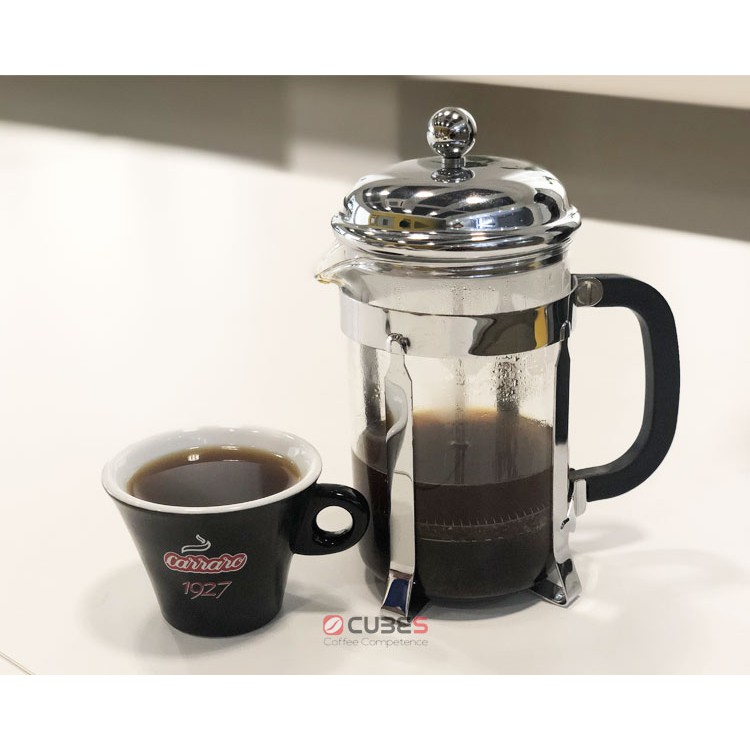 Bình Pha Cafe Kiểu Pháp 350ml (Bạc) - Bình pha cà phê french press - Dùng để pha trà hay cà phê