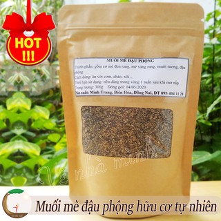 MUỐI MÈ ( MUỐI VỪNG ) ĐẬU PHỘNG HỮU CƠ TỰ NHIÊN 300GR - Gia vị dưỡng sinh nguyên chất, món ăn dặm bổ sung dinh dưỡng