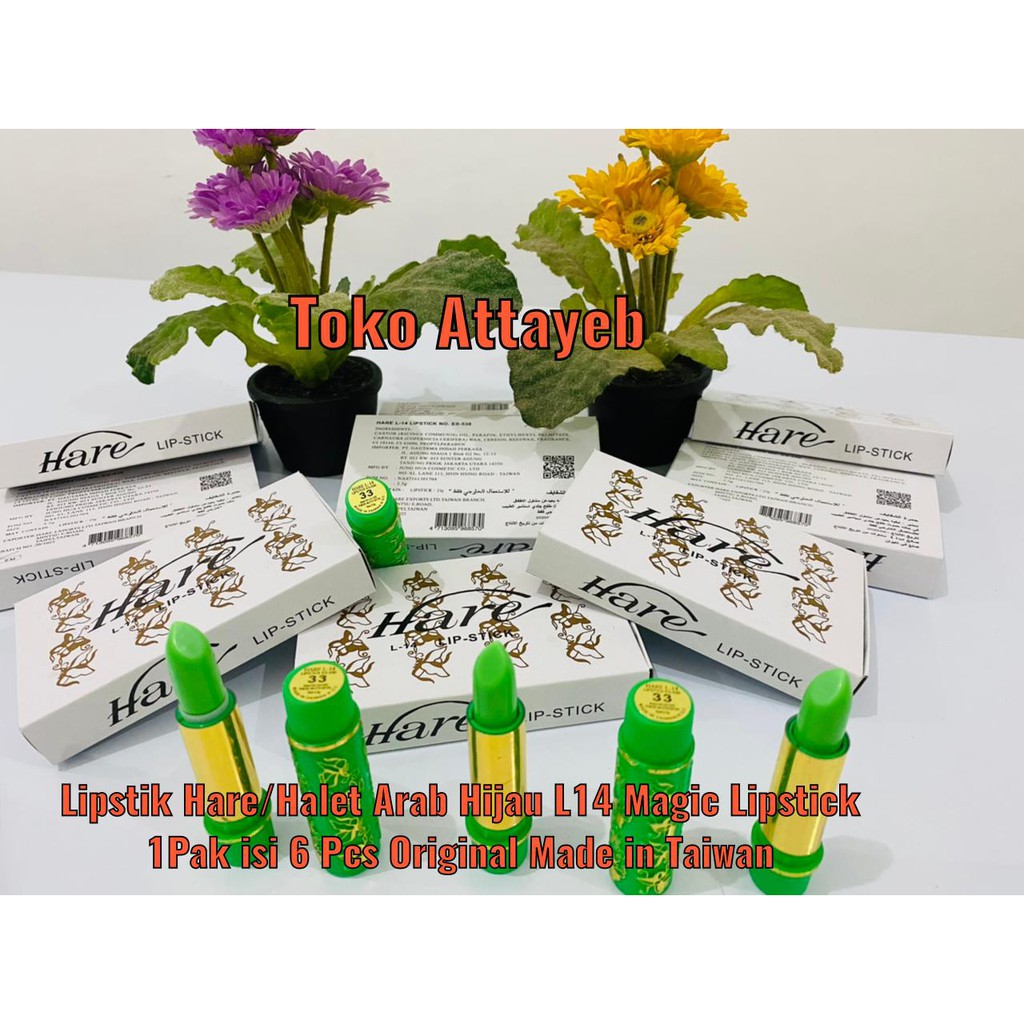 (hàng Mới Về) 1 Gói 6 Son Môi Arabic Halet L14 33 Made In Taiwan | BigBuy360 - bigbuy360.vn