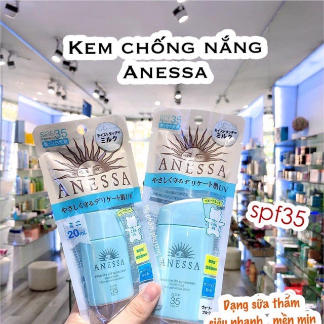 Kem chống nắng Anessa xanh spf35