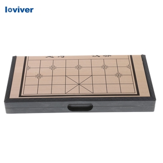 [Loviver] Bộ cờ vua Trung Quốc Loviver Bàn cờ có thể gập lại Quà tặng bàn cờ