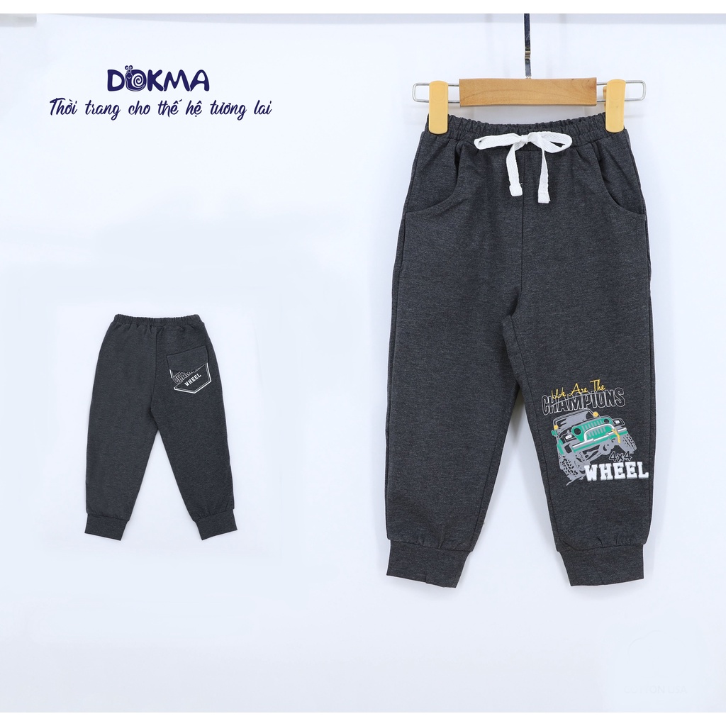 DQ825 Quần dài bo ống DOKMA (2-6T)