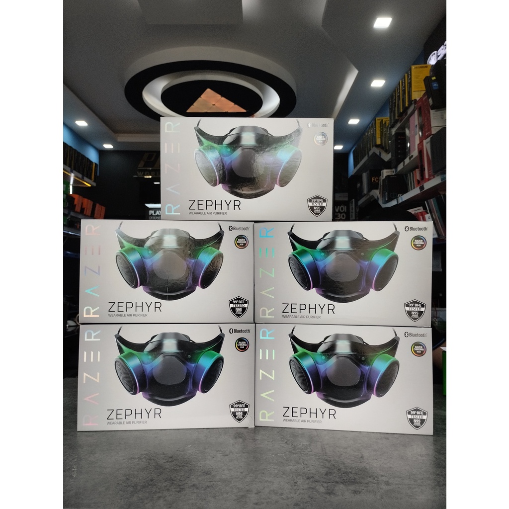 Khẩu trang Razer Zephyr Chroma RGB - Chính Hãng Bảo Hành 12 Tháng