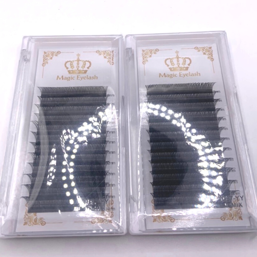 Mi khay yy  độ CONG C -CC-D 0.07 mix size 9-&gt;14_dụng cụ nối mi_Mr Tuấn