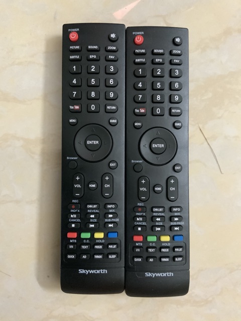 Điều khiển tivi led Skyworth