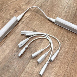 Dây cấp nguồn hai đầu âm dương nối góc cho bộ đèn T5 Philips [Philips chính hãng]