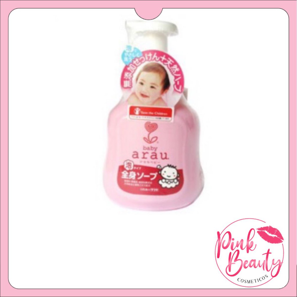 Sữa tắm gội toàn thân cho bé Arau Baby 450ml - Pink Beauty Cosmetics