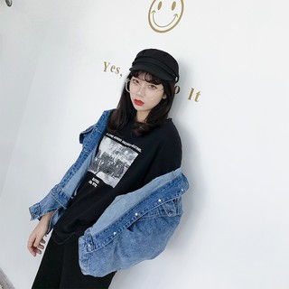 Nón beret đen