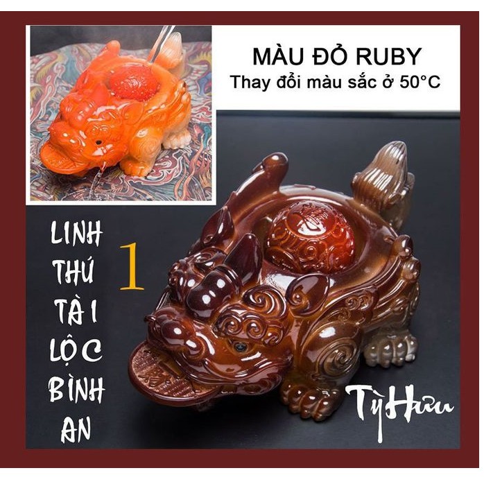 Linh Vật Phong Thủy Đổi Màu - Tỳ Hưu - Heo Thần Tài