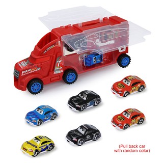 Set 6 Mô Hình Xe Tải Đồ Chơi Mini Cho Bé