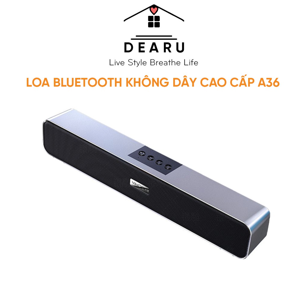 Loa Bluetooth Không Dây Cao Cấp A36 PRO BASS 2021 Âm Thanh Nghe Nhạc Siêu Đã