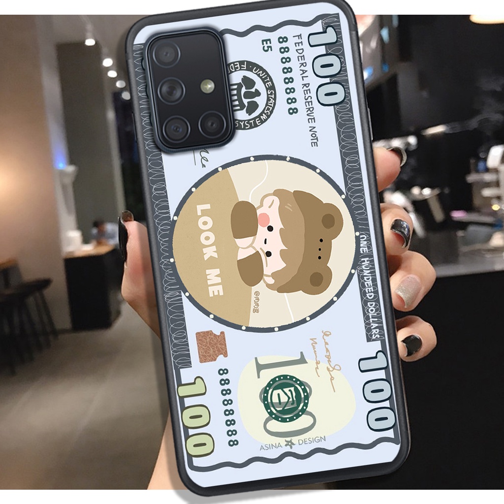 Ốp Lưng SamSung  A31 - A51 - A71 - M51  , In Hình CHIBI Dol-ar bao đẹp, nghộ nghĩnh.