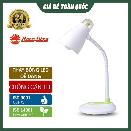 Đèn Học Để Bàn 5W LED Chống Cận Rạng Đông- HÀNG CHÍNH HÃNG