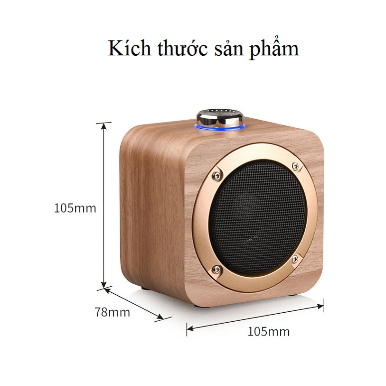 Loa nghe nhạc Huqu HQ-Q1B kết nối bluetooth 4.2 kết nối khoảng cách 10m
