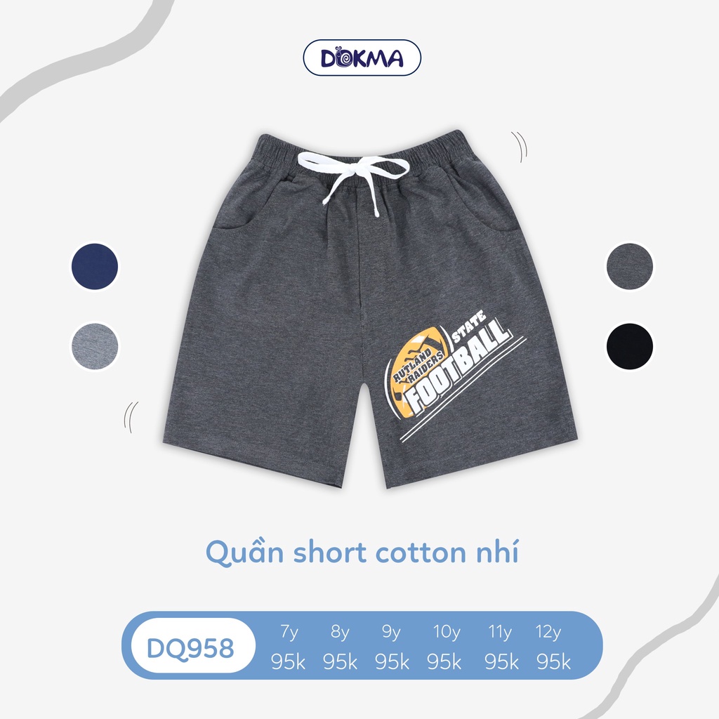 Quần đùi kids bé trai Dokma DQ958 8-12T