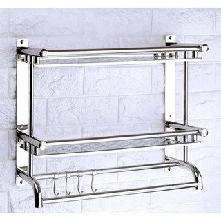 Kệ để đồ nhà tắm inox dán tường 60cm