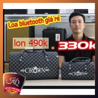 Loa CROWN 6 CÓ MIRO TO 34CM NGHE NHẠC CỰC HAY, CÓ BLUETOOTH, DÙNG ĐIỆN có bluetooth 20w mau 2021