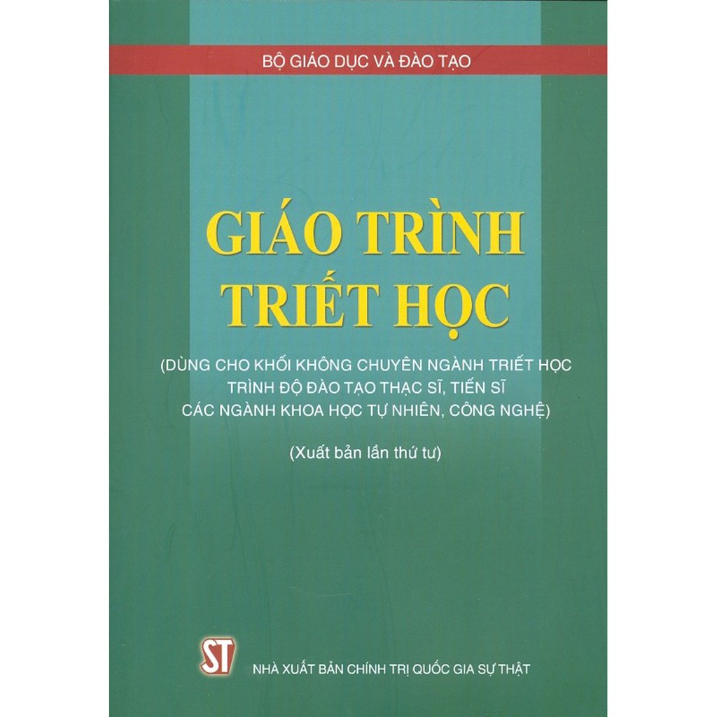 [Sách] Giáo trình triết học