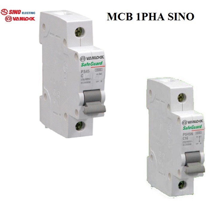 ⚡GIAO HỎA TỐC⚡ Cầu Dao Tự Động MCB 1pha SINO.