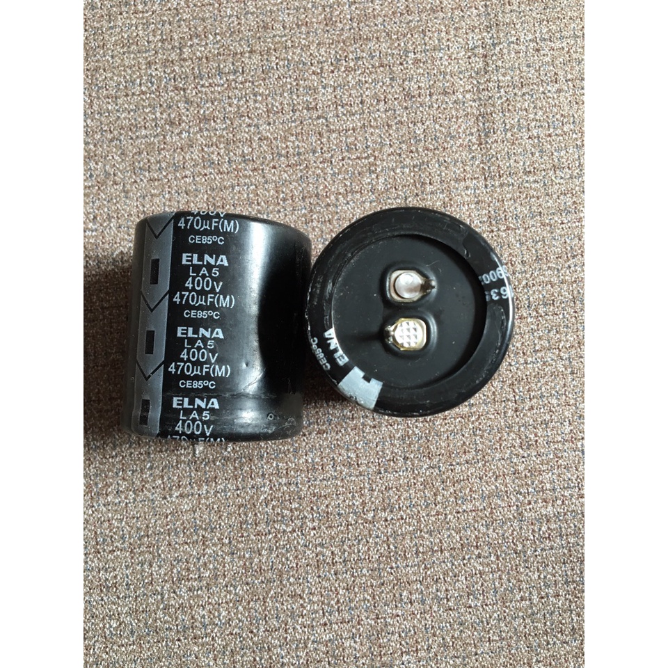 Tụ 400V 470uf hàng bóc máy cam kết chất lượng cao