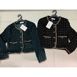 Áo dạ tweed ( ảnh thật , video )